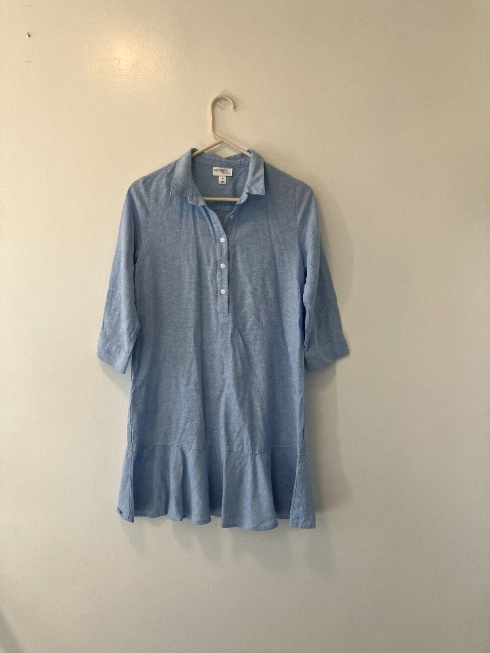 Morgan taylor linen chambray dress